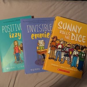 3 book bundle kids comics graphic novels tween reading